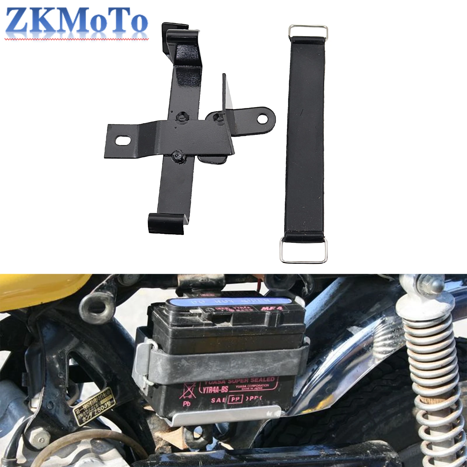 

Motorcycle Accessories Battery Box Frame Battery Fixing Bracket For Honda Z50 Z50A Z50J Z50R Mini Trail Monkey Bike