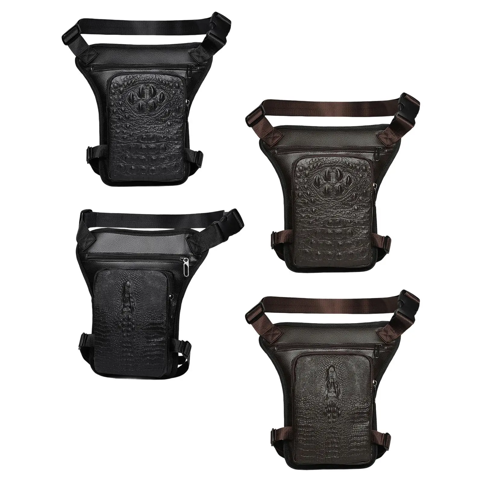 Drop Leg Bag Waterproof PU Material Practical for Men Belt Bumbag Waist Hip Pack for Fishermans Fishing Sporting Bike Campers view 3