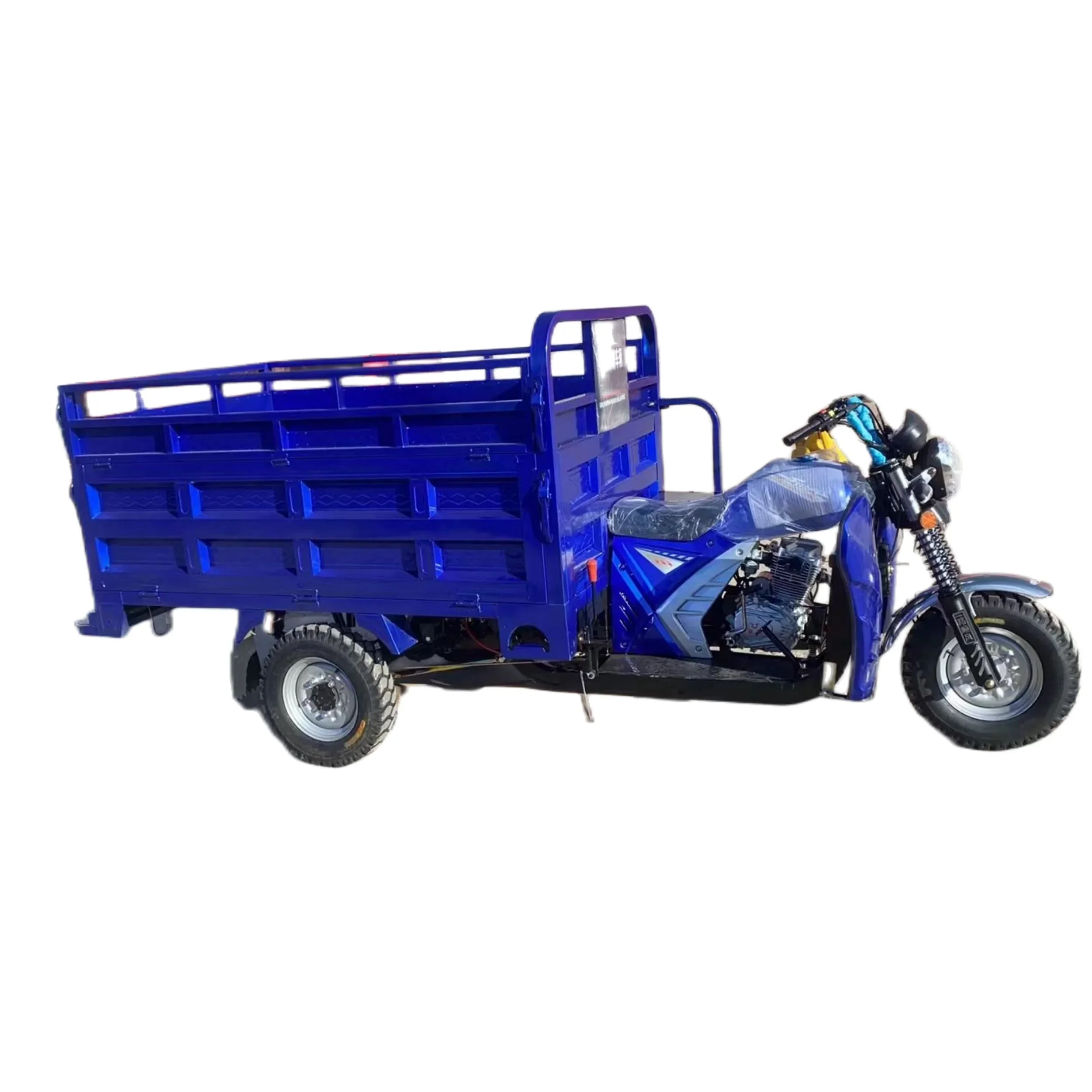 New Model Gasoline Motorized Tricycle Superior quality 3 wheel cargo tricycle reverse trike/Oil powered three wheeled motorcycle