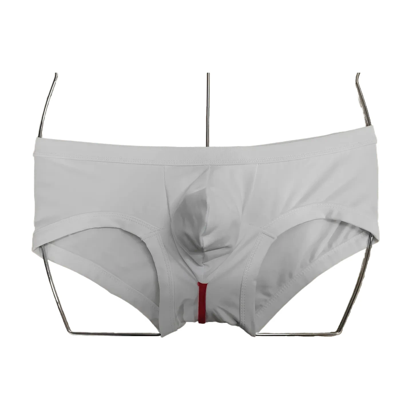 

Men's Cotton Triangle Underwear With Multi-color Back Panel - Fashionable Home-style Triangle Underwear