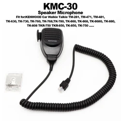 KMC-30 스피커 마이크, 켄우드 자동차 워키토키 TK-760 TK768 TK868 TM-271A TM-461A TM-471A 자동차 라디오 스테이션용 8 핀 마이크