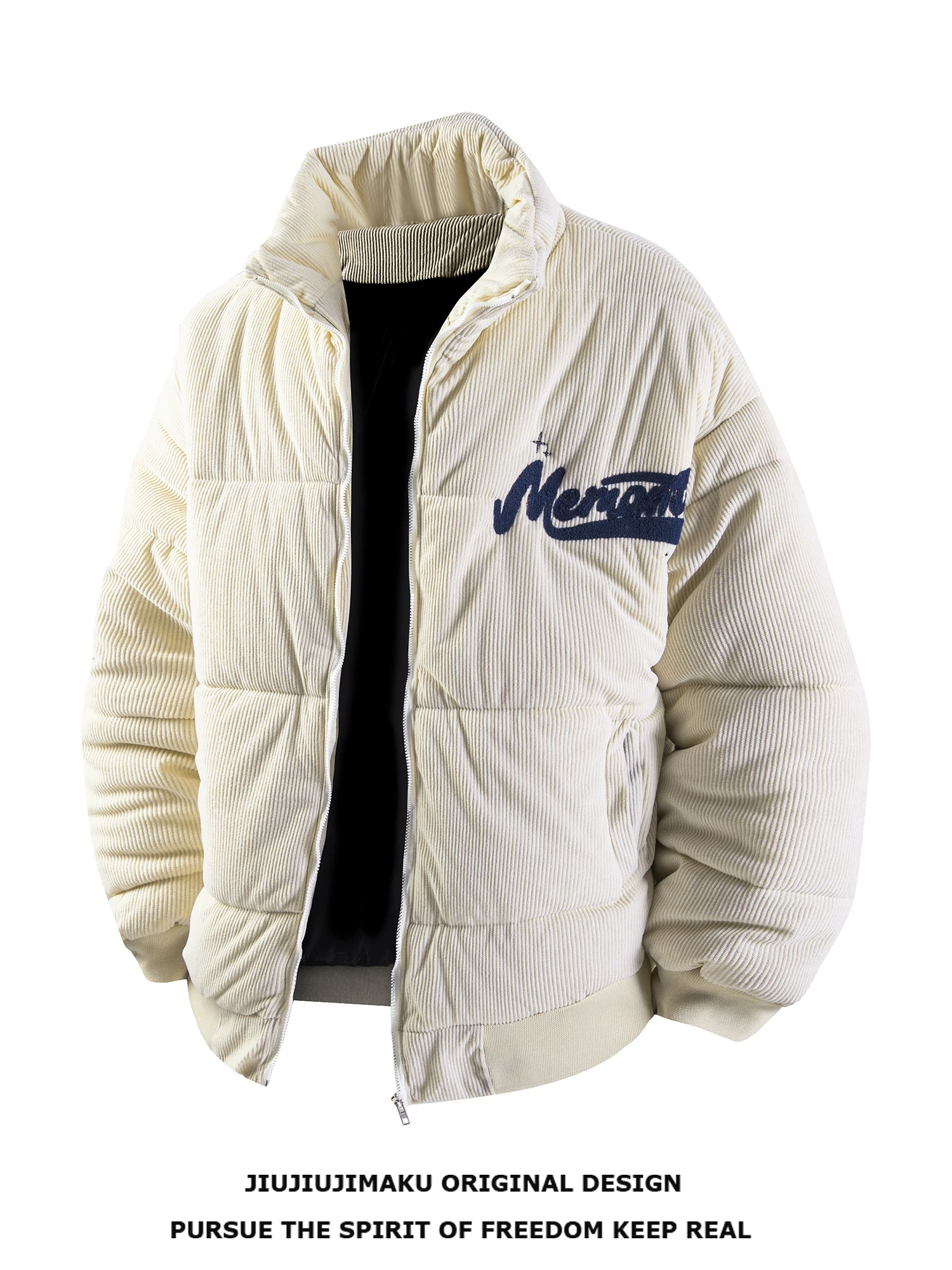 

Ретро-куртка в американском уличном стиле из вельвета с вышивкой, свободного кроя, из хлопка, для пар, молодежная, повседневная, теплая, с длинными рукавами