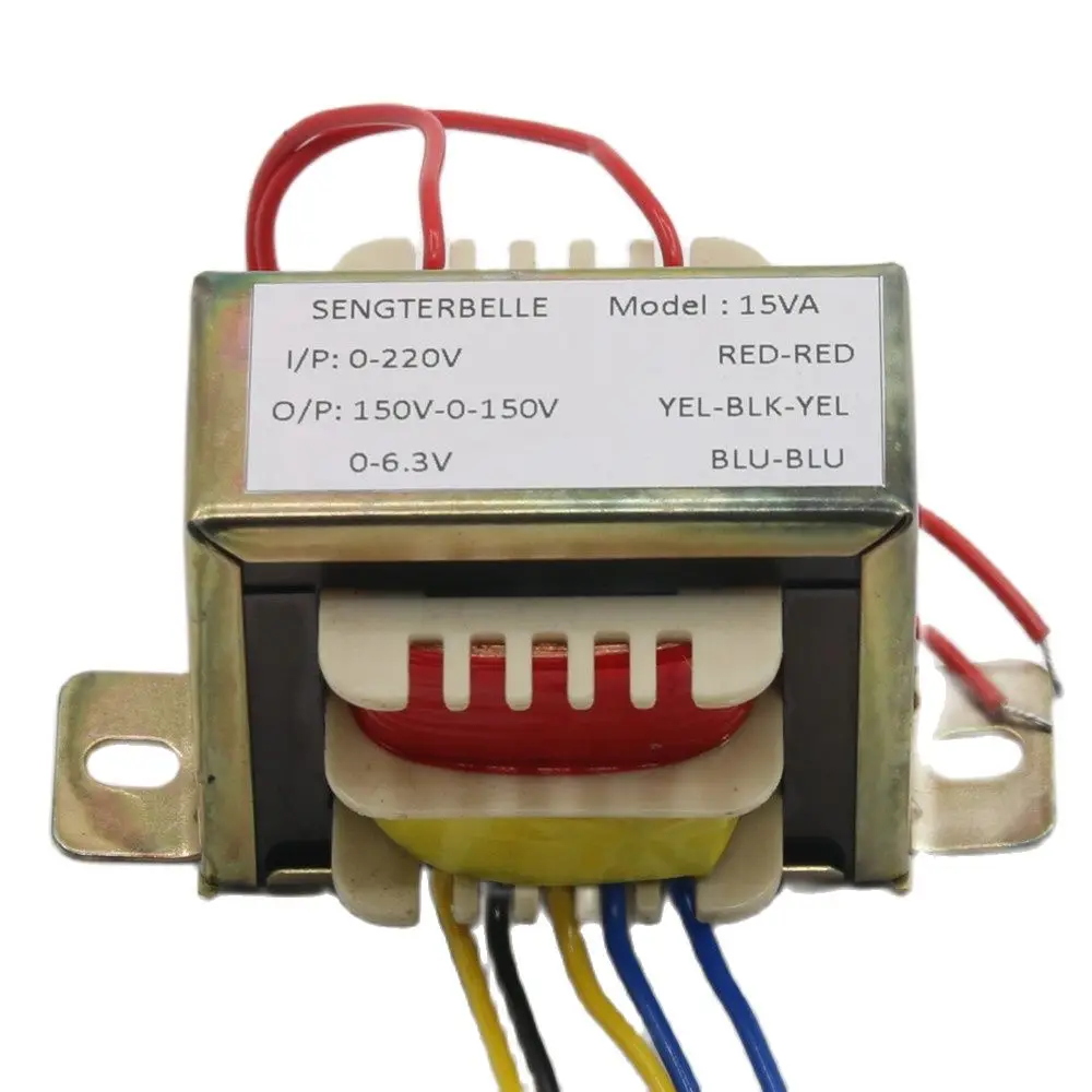 Image of 15W Dual 150V Single 6.3V Netzteiltransformator für 6N3 Röhrenvorverstärker Audio