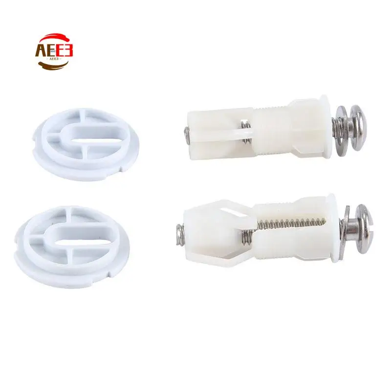 

AEE3-Toilet Seat Hinges Screws WC Hole Fixing Easy Installation 2 Pack