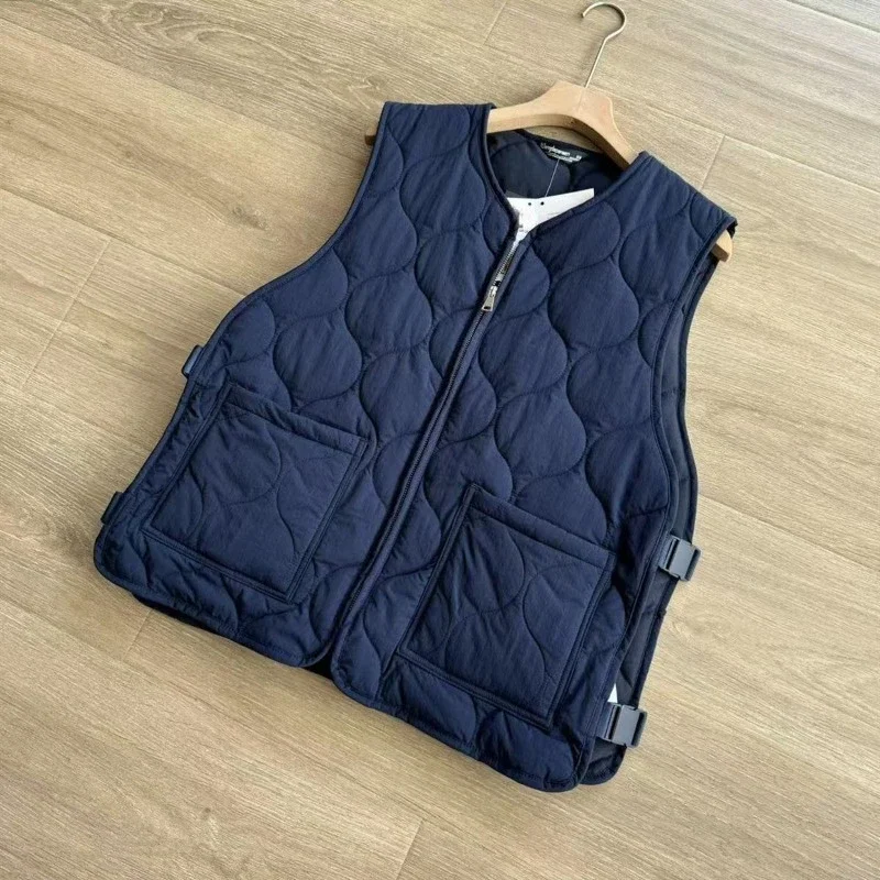 

Autumn Winter New Checkered Quilted Cotton Vest Outdoor Lightweight Unisex Thermal Layer​