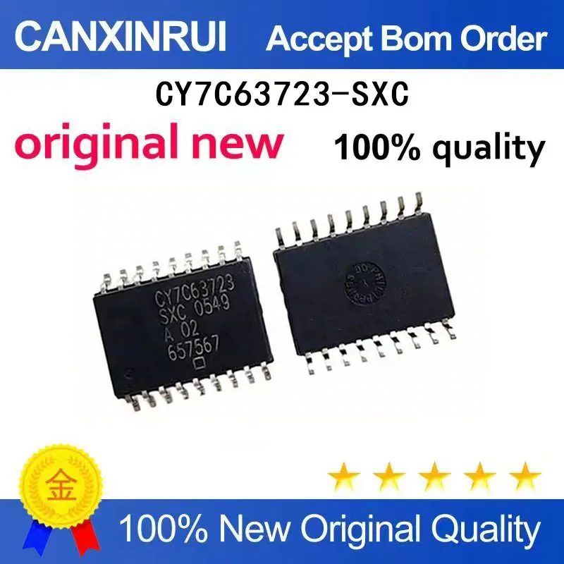 

(5-100 Pieces) Brand new original CY7C63723-SXC CY7C63723 SOP18 spot chip IC