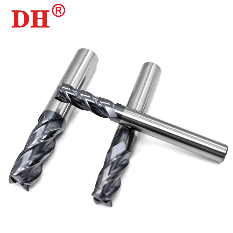 Milling cutter HRC50 end milling alloy tungsten steel CNC machining wholesale top grade milling machine steel woodworking tools