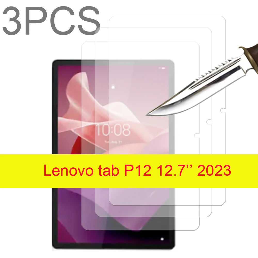 3PCS Glass screen protector for Lenovo Tab P12 12.7'' 2023 TB371FC/Xiaoxin Pad pro 12.7 tablet protective Tempered glass film