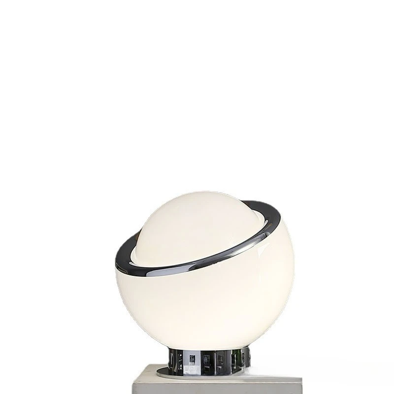 Creative protein ball table lamp, desk bedside Bauhaus antique bedroom study stainless steel decorative table lamp