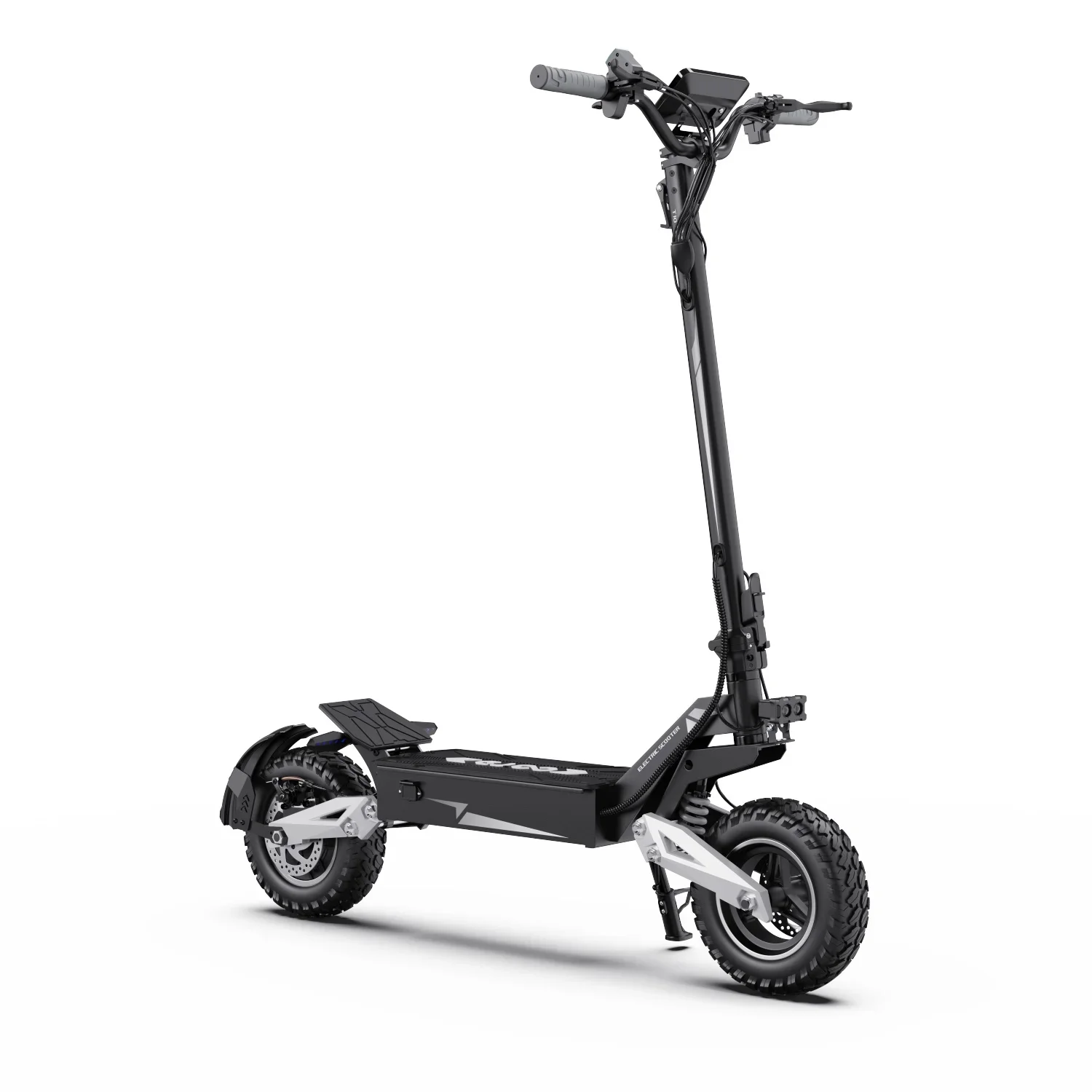 OOTD T10 Elektroroller 48V13AH Akku Offroad E-Scooter für Erwachsene 11 Zoll Faltbarer City-Pendler-Elektroroller