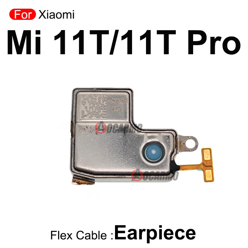 Top Ear Speaker Earpiece And Bottom Loudspeaker Buzzer Ring Replacement Repair Parts For Xiaomi 11T Pro Mi 11t