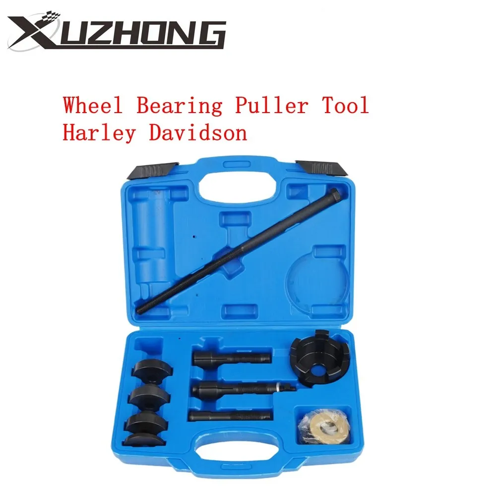 

18Pc Durable Wheel Bearing Remover &Installer Puller Tool Kit For Harley Davidson 2000+ VT102 Motorcycle 0.75" 1" 25mm Bearings