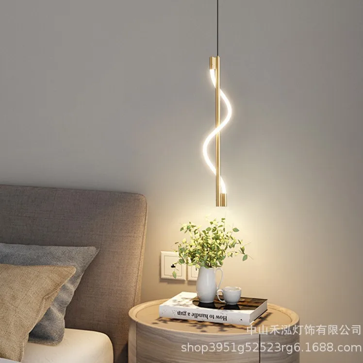360 Degree Dimmable Wall Lamp for Nordic Minimalist Bedroom Bedside Lighting Living Room Accent Wall Hotel Headboard Light