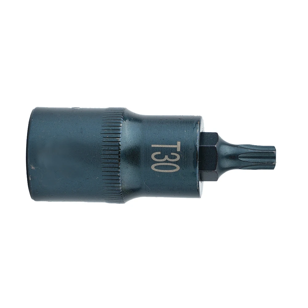 1/2 Inch Torx Screwdriver Bit Screwdriver Drive Socket T40 T45 T50 T55 T60 T70 Screwdriver Bit Tool For Ratchet Wrenches