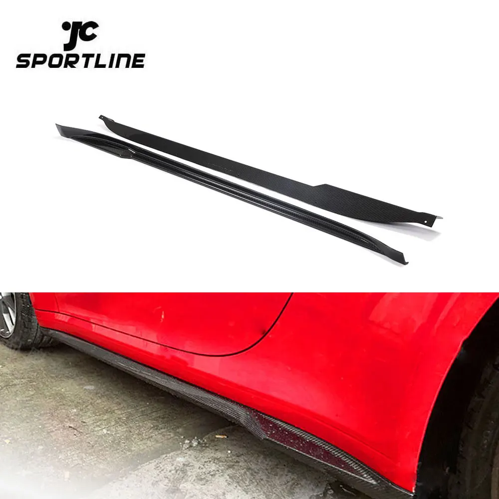 

Dry Carbon Fiber 911 991 Car Side Skirts For Porsche 911 991 GT3 RS 2-Door 2017-2018