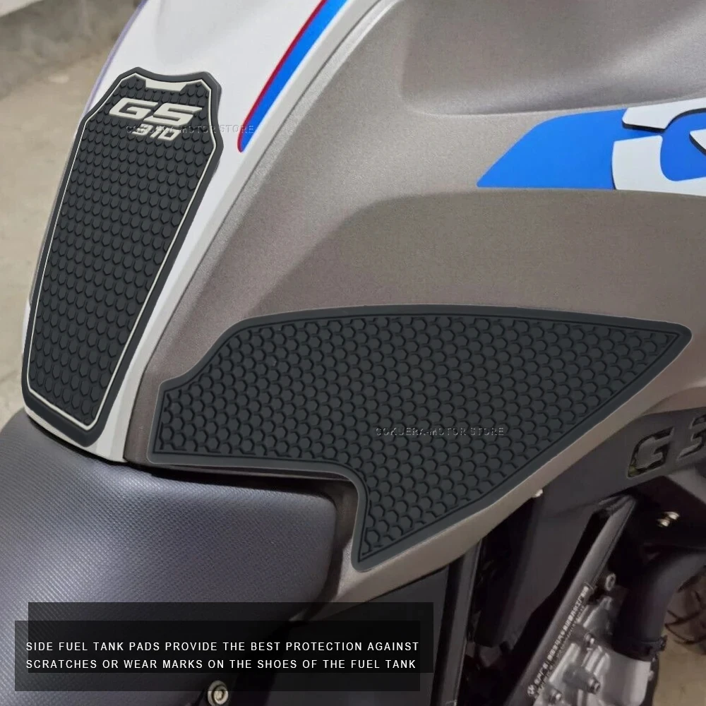 For BMW G310GS G310 G 310 GS 310GS Motorcycle accessories Non-Slip Side Fuel Tank Stickers Pad Rubber Sticker