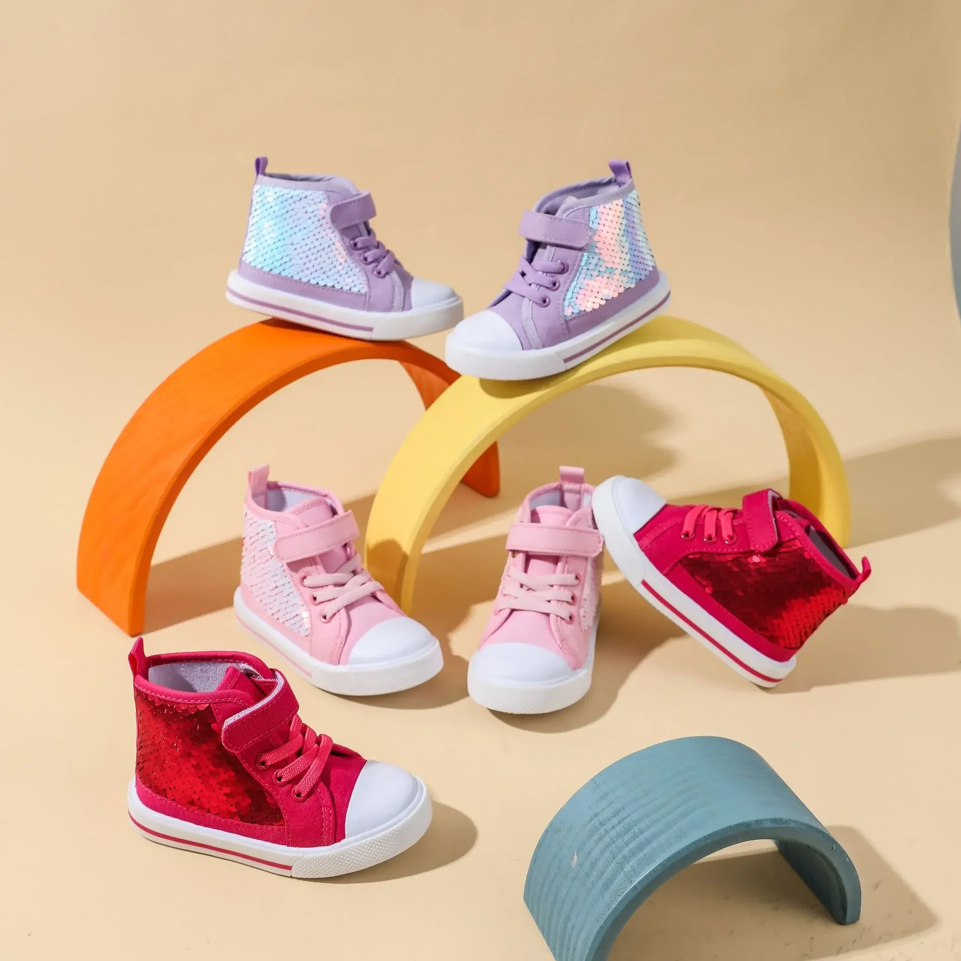 

Newborn Baby Infant Best-selling Wearable Toddler Girls Canvas Shoes Heart Baby Casual Shoes Anti-slip Soft Cotton