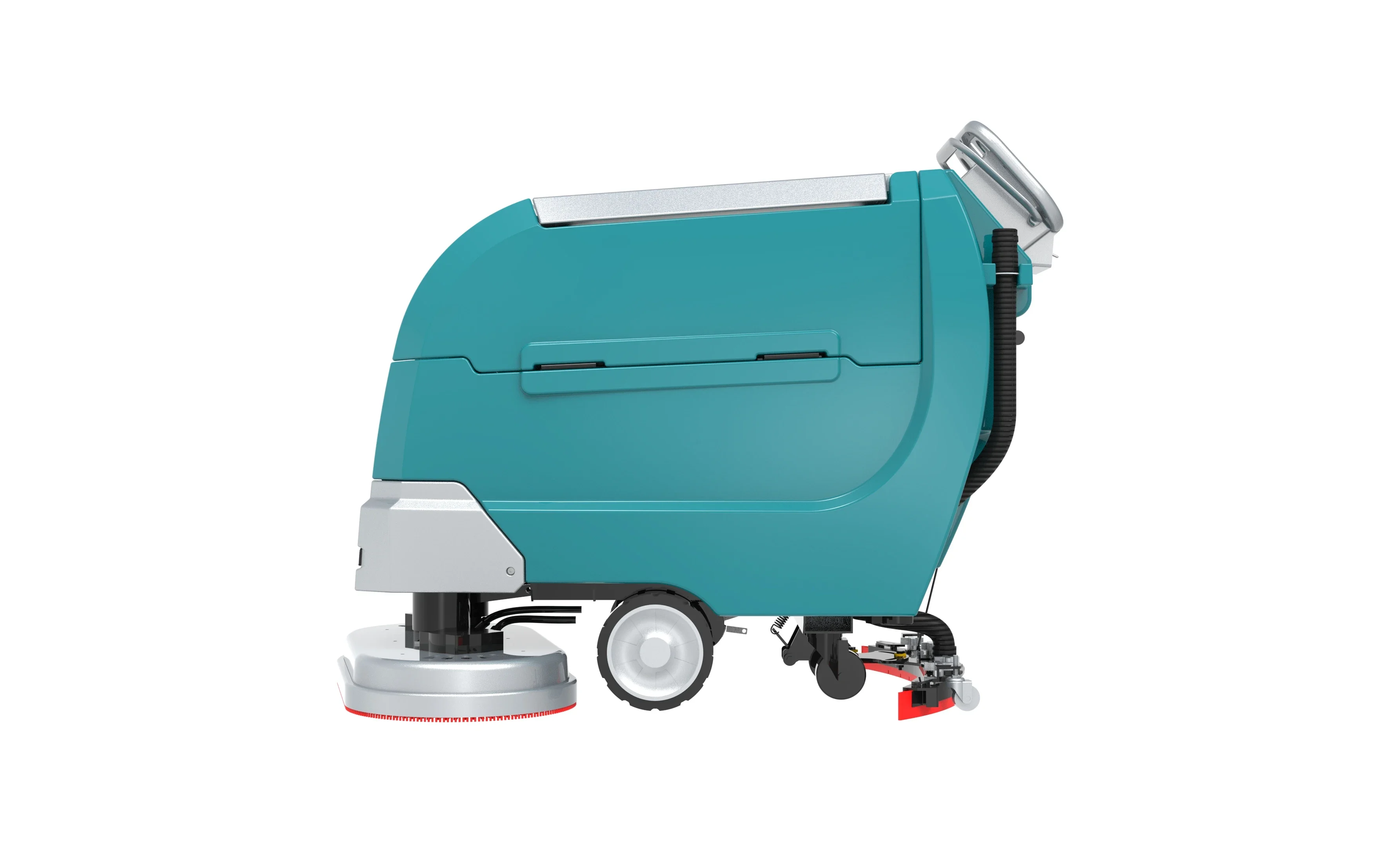 Safety-Ensuring High-Temperature Protection X850 Hand Push Floor Scrubber Dryer for Motor Longevity