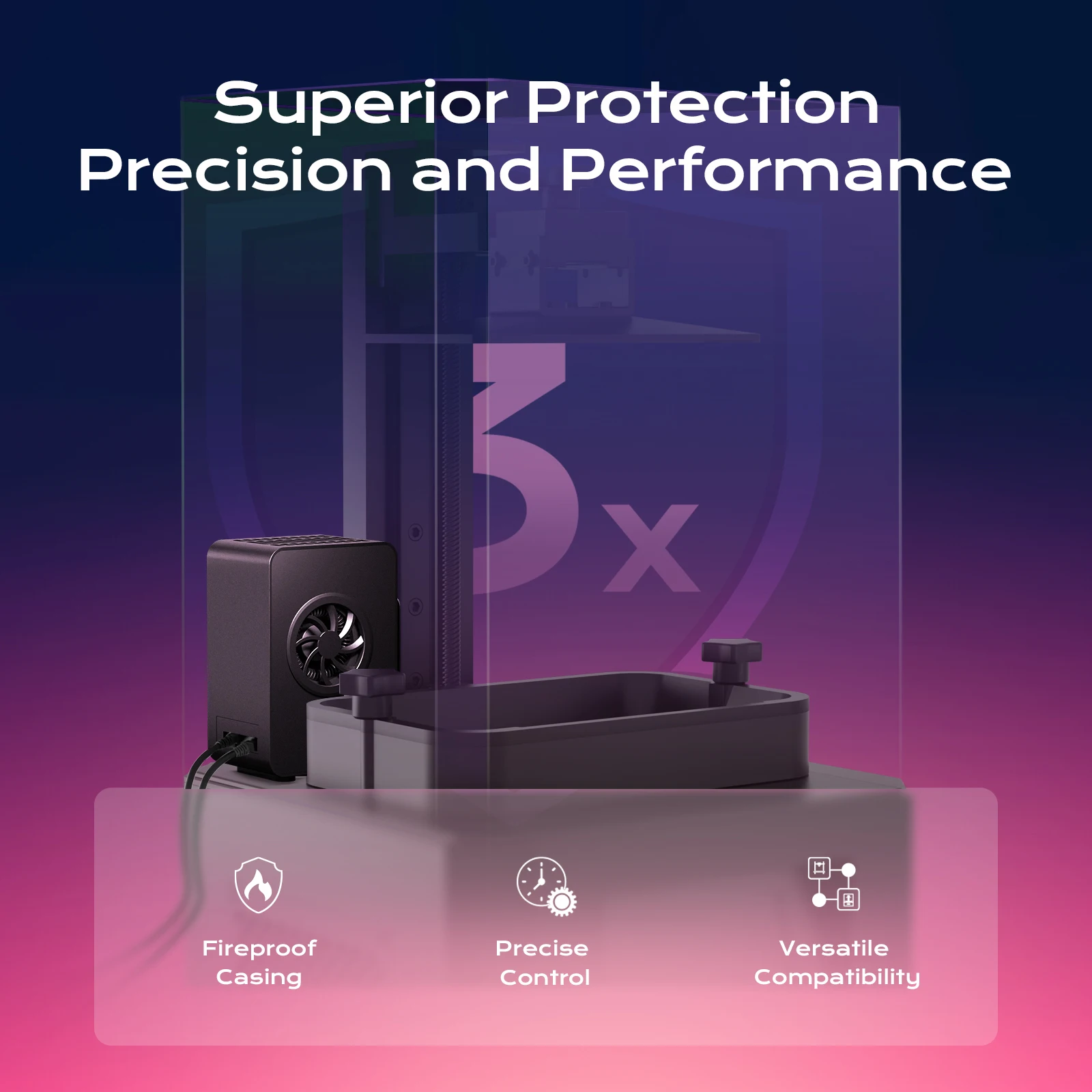 Chitu Systems H2 Mini Aquecedor Nova Atualização para Filamento de Resina Impressora 3D para Anycubic ELEGOO Creality para Acessórios de Impressora 3D