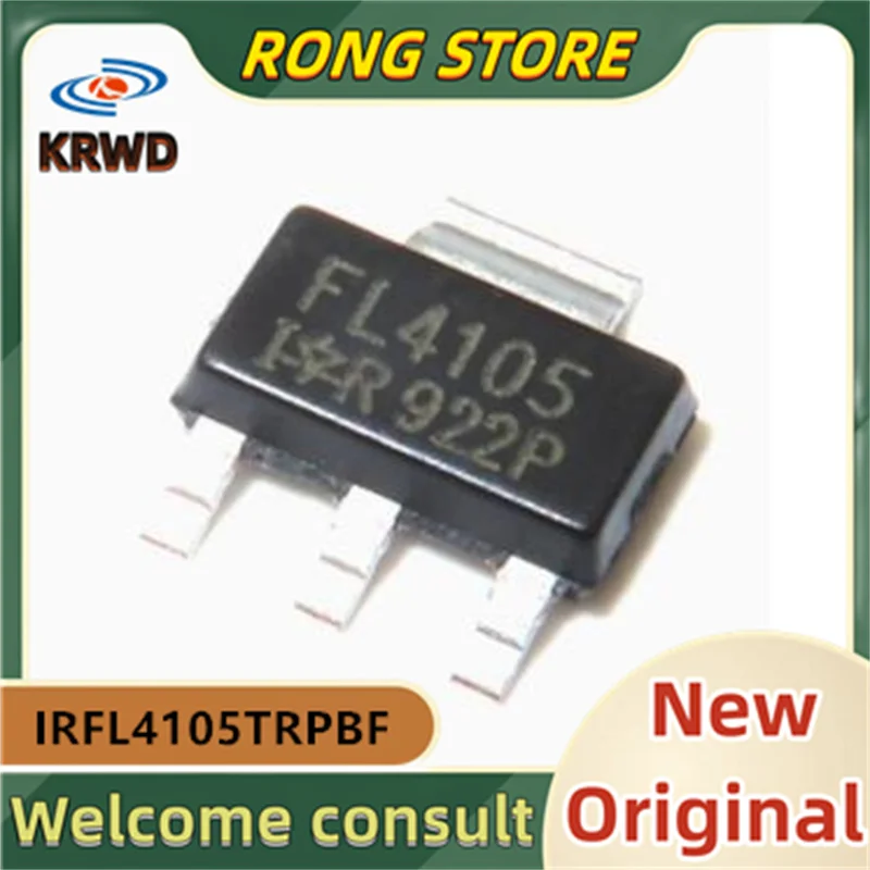 10PCS FL4105 New Original IRFL4105TRPBF  IRFL4105 SOT-223