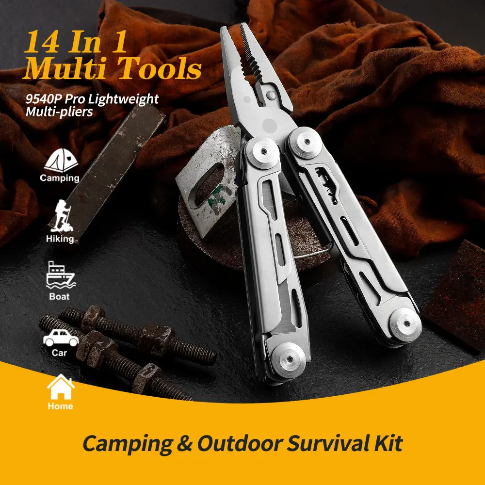 Gift ideas for Men, 13 in 1 Multi-purpose Tools, Gifts for Dad, Birthday Gifts for Men, Christmas gifts Camping Accessories