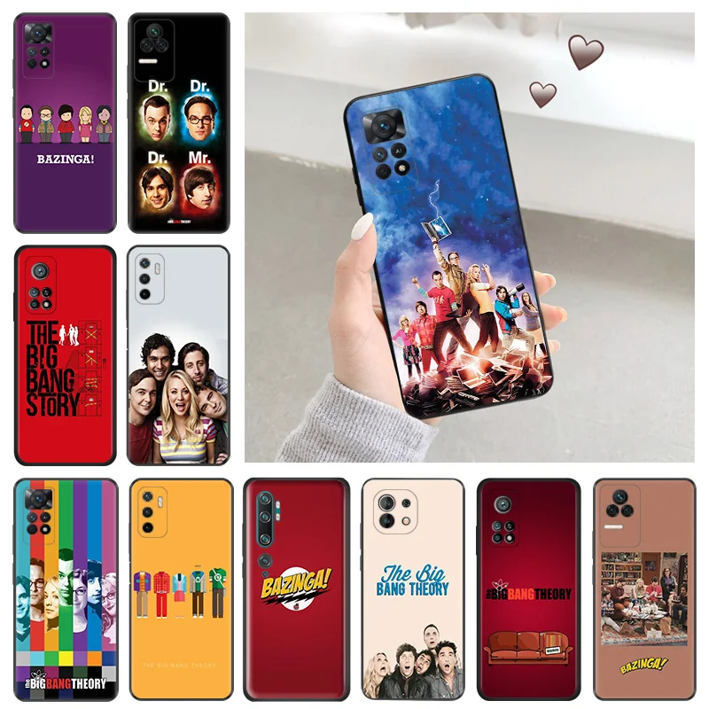 Silicone Soft Phone Case for Redmi Note 11 Pro 5G Note10 11S 10S 10A 10C The Big Bang Theory Xiaomi 11 Lite 11T 10T Cover