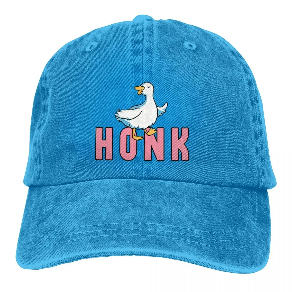 

Pure Color Funny Dad Hats Essential Women's Hat Sun Visor Baseball Caps Untitled Goose Game Honk Summer Sports Cap