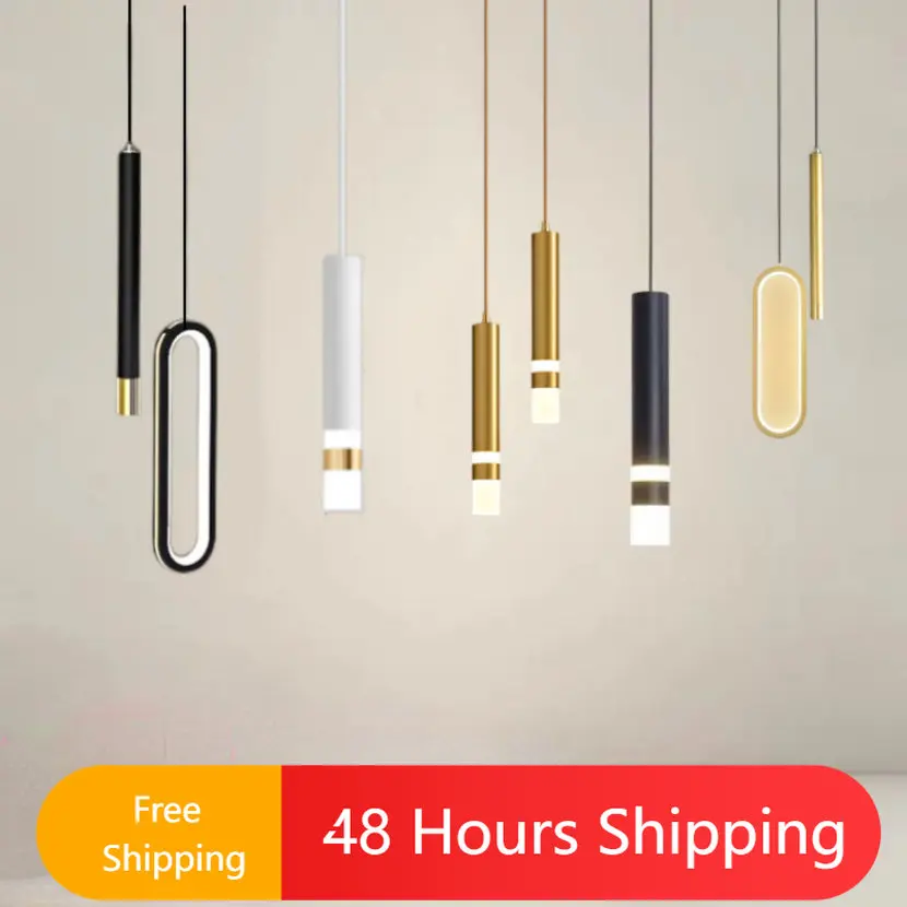 

Led Pendant Lighting for Bedroom Bedside Hotel Island Restaurant Shop Hanging Lamp Modern Ceiling Light Chandeliers Spotlight