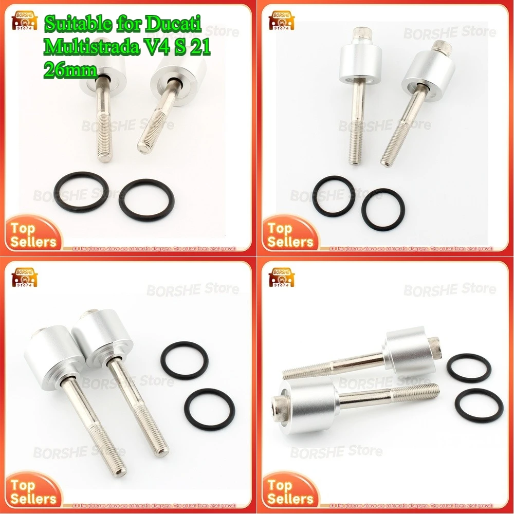 

2026 Motorcycle Handlebar Riser Kit Suitable for Ducati Multistrada V4 S 21 26mm Height Adjustment Stem Extension for Enhanced
