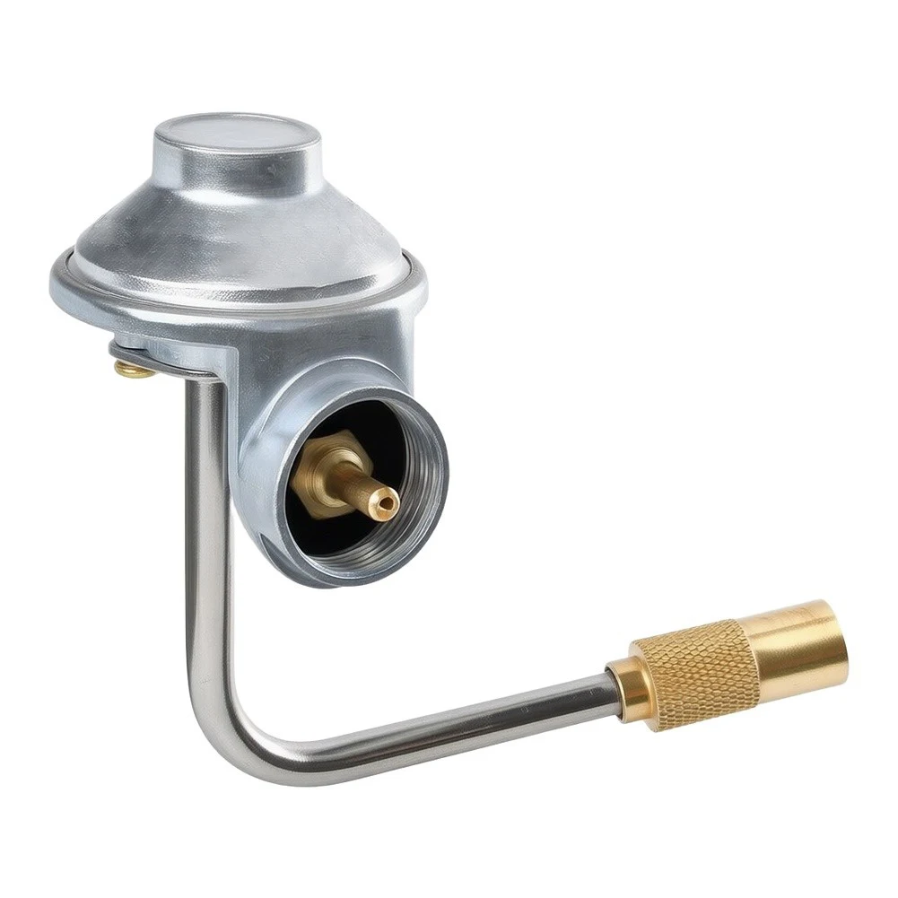 1 Piece 1lb Gas Regulator For Coleman Grill LXX LE Party Propane Adapter Hose Replacement Silver Metal Part