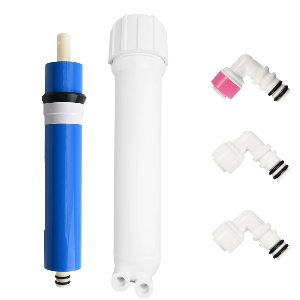 100 GPD RO Membrane Housing Water Filter Cartridge Purifier Reverse Osmosis Element Water System Purification Accessories