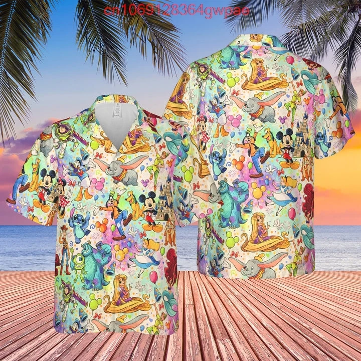 Mickey Stitch Ohana Custom Hawaii Shirt Disney Hawaiian Shirt For Women Men Hawaiian Shirt Custom