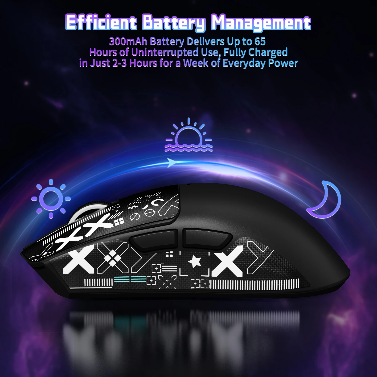 ATTACK SHARK X11SE Lightweight Wireless Gaming Mouse, 59g Tri-Mode BT/2.4G Wireless/Wired Gaming Mouse, PixArt PAW3311 Gaming Se