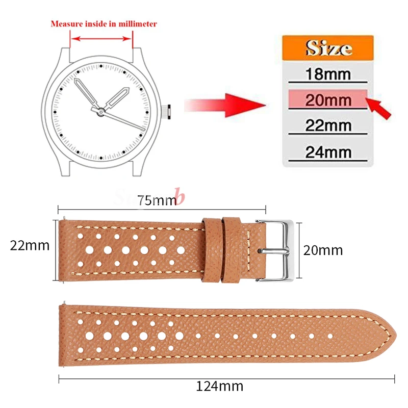 خمر اليدوية النخيل طباعة جلد البقر حزام من الجلد لأوميغا ل Seiko 18/19/20/22 مللي متر لينة وتنفس البني حزام الرجال