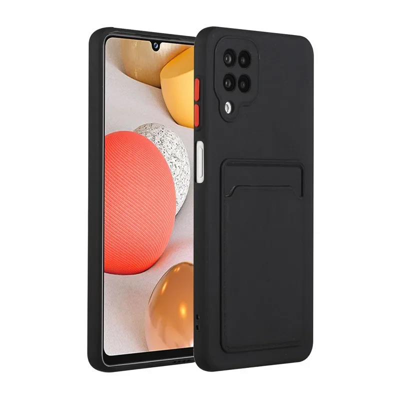 for Samsung Galaxy A22 4G phone case with card holder Galaxy A20 A30 A11 A31 A32 A21S A14 A23 A34 Card pocket soft back cover