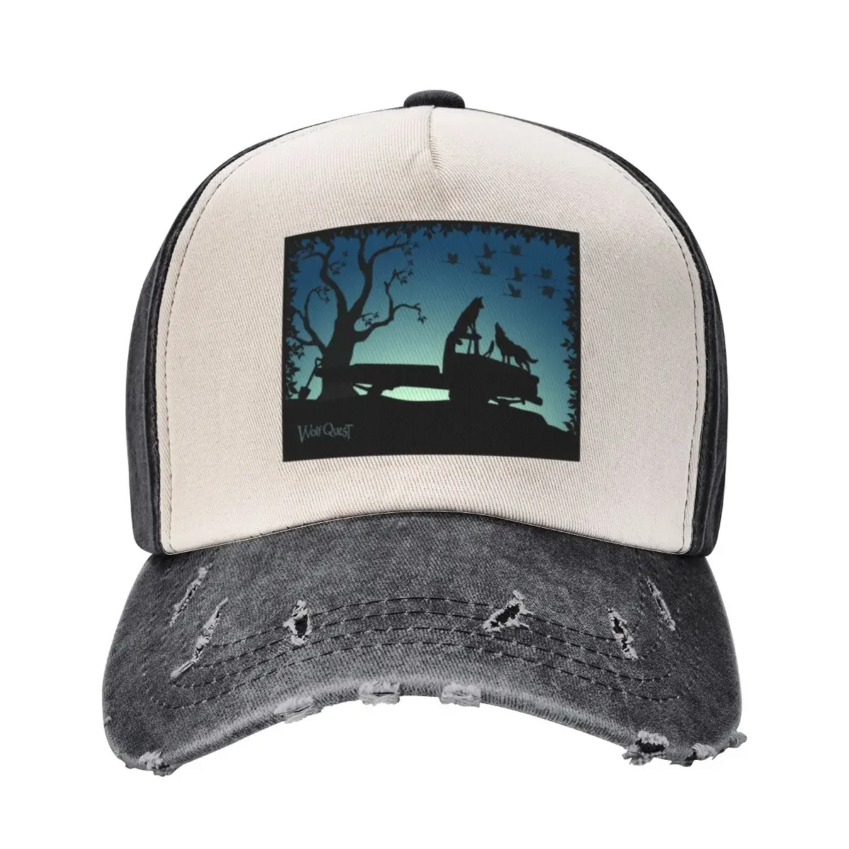 Truck Den - WolfQuest Dream Baseball Cap Golf Hat Man Thermal Visor western Hat Mens Women's