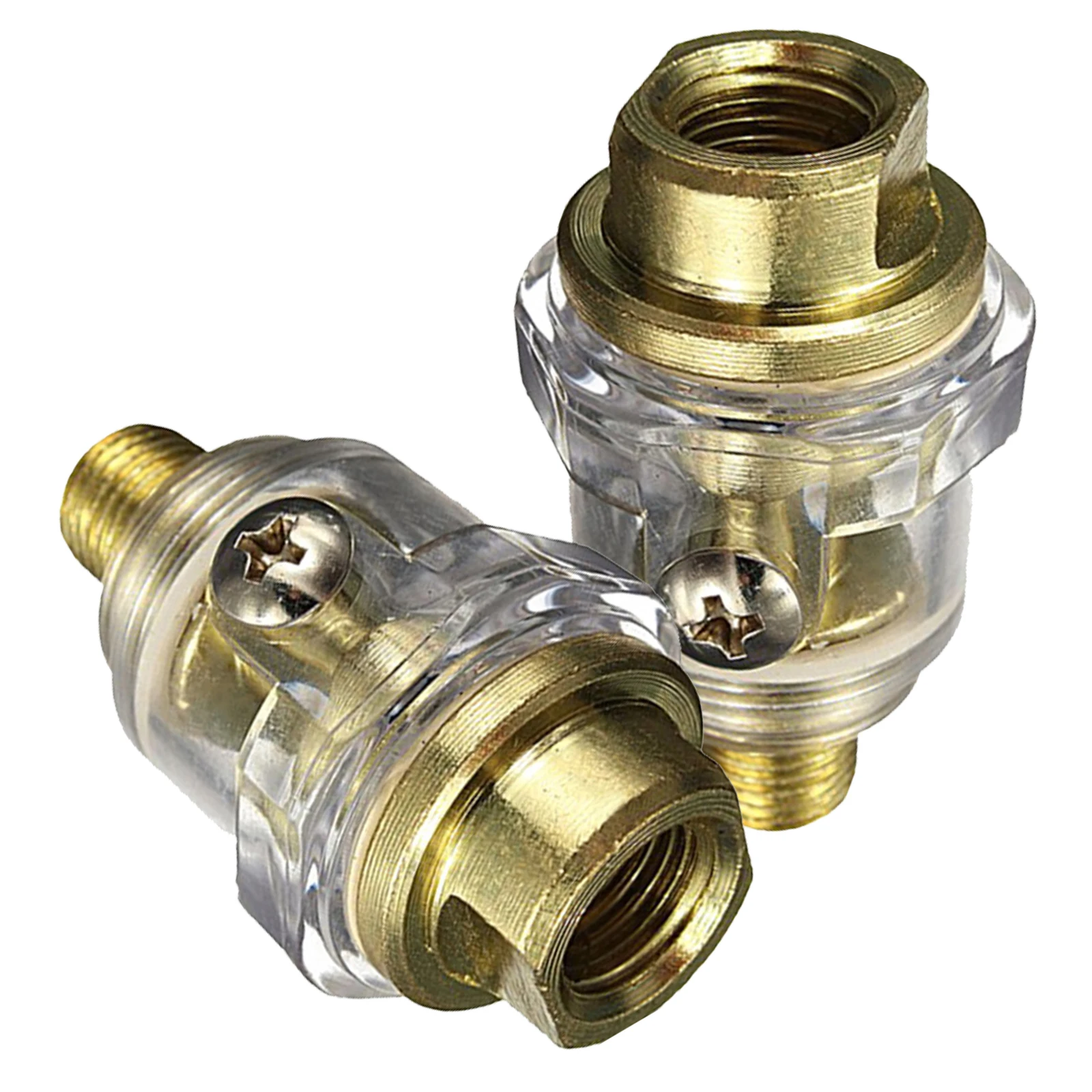 

2Pcs Mini in-Line Oiler Pneumatic Lubricator Automatic Oil Filling Injector for Air Compressor Pneumatic Accessories