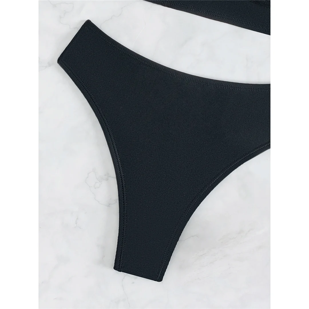 S - XL Cross-Back Mini Micro Thong Bikini Damen Badeanzug Zweiteiliger Bikini-Set Badebekleidung Badeanzug V5022 – Detail 9