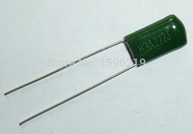 10pcs/100pcs Mylar Film Capacitor 1000V 3A272J 2700pF 2.7nF 3A272 5% 1KV Polyester Film capacitor