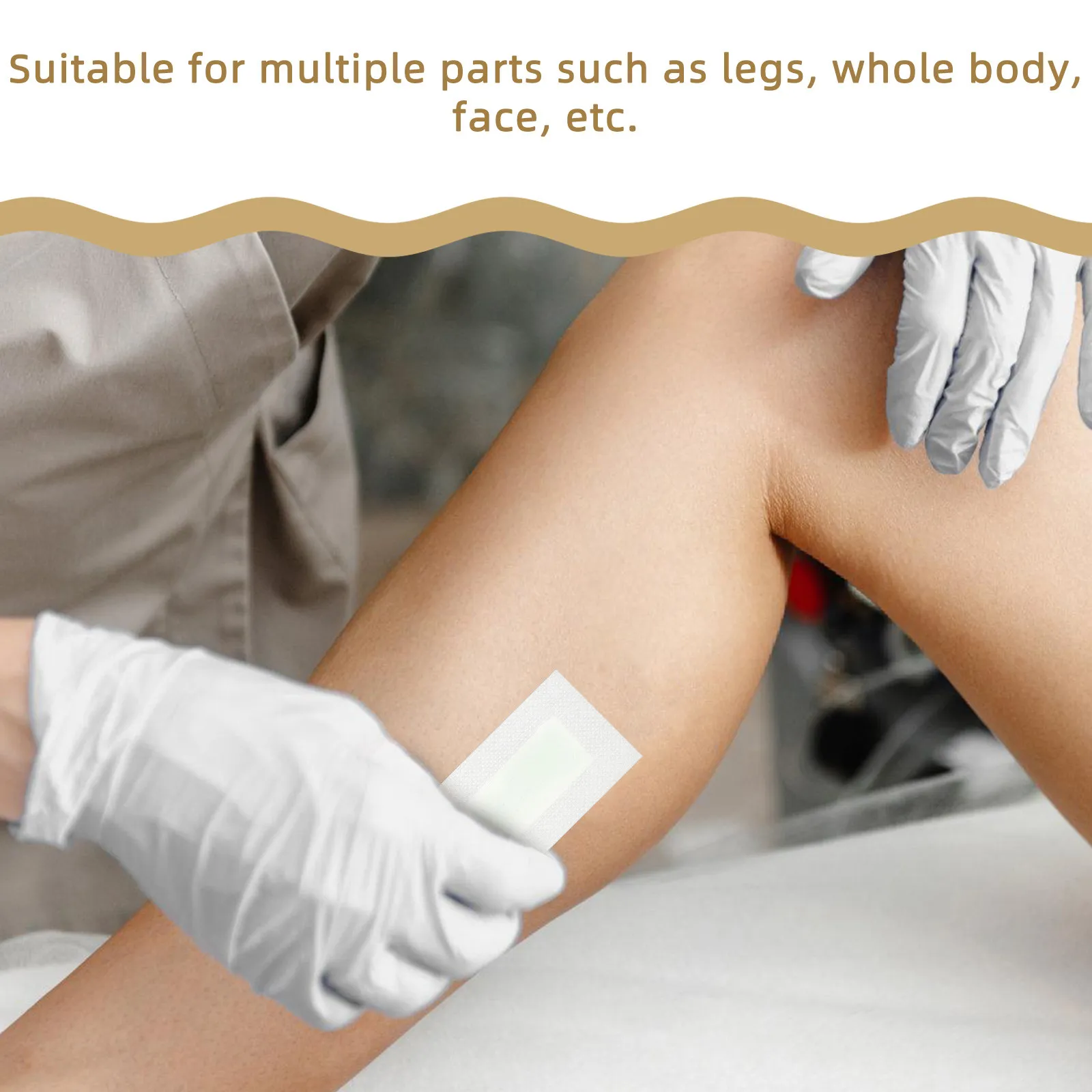 

50 шт. Салфетки для удаления воска после депиляции, нежная формула для удаления остатков воска, портативные, успокаивающие, безопасные для кожи