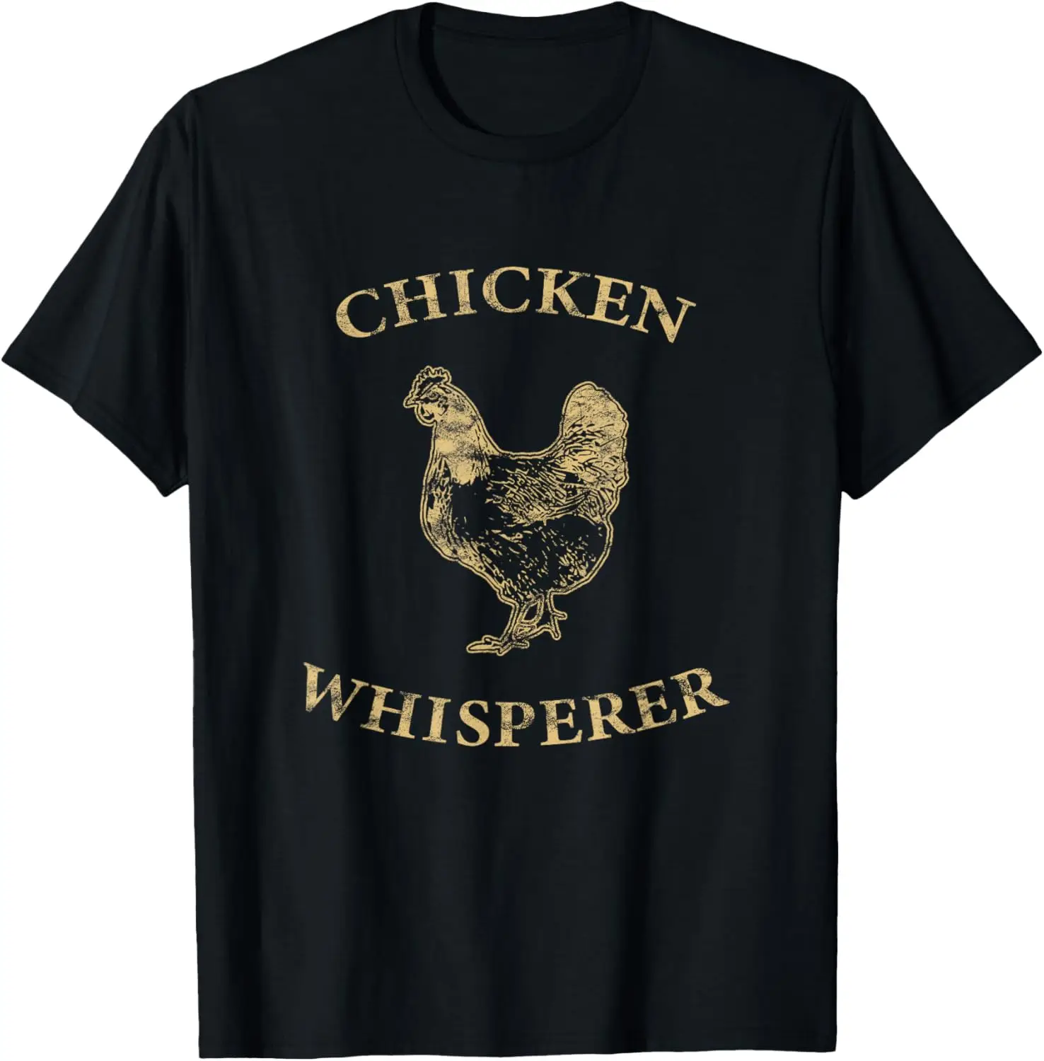 Chicken Whisperer Distressed Poultry Farmer T-Shirt