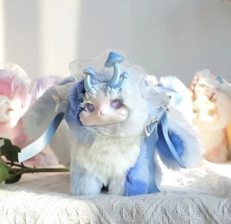 ウサギとドラゴンのぬいぐるみ 約30cm Tutulong-kawaiiうさぎドラゴンぬいぐるみブラインドボックス