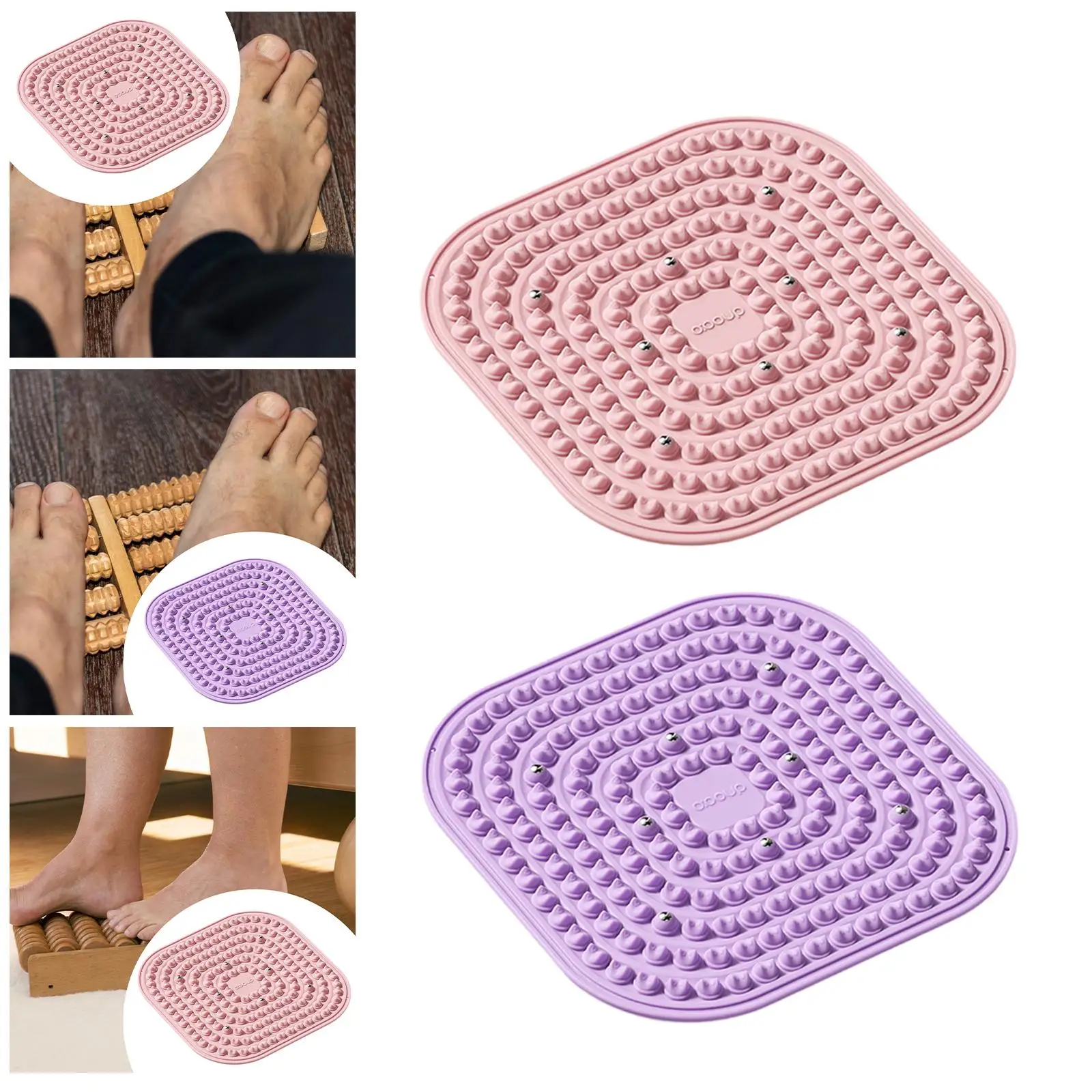 

Acupressure Foot Massager Mat,Creative,Anti Slip Relaxation Lightweight,Convenient,Portable,Home Gym for Travel Workout Office