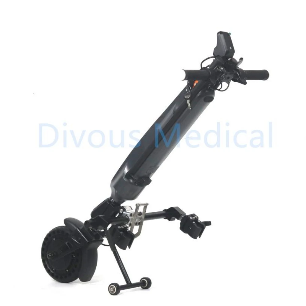 Manual Wheelchair Additional Drive 36V 7.8AH Power Folding Wheelchair Bike Portable Lightweight Handbike