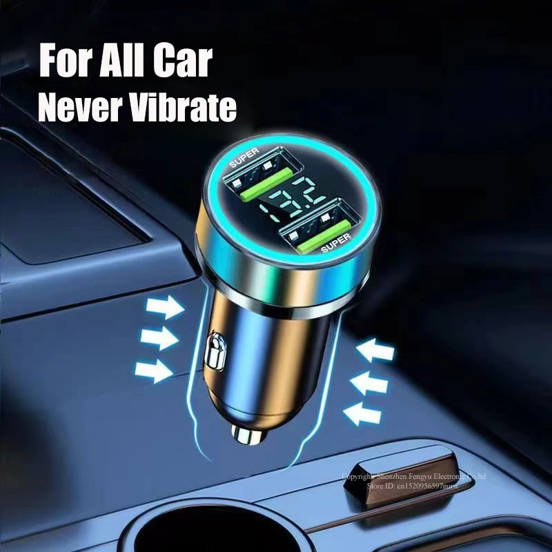 Clearance_2 Port Super Fast USB Car Charger for iPhone 14 Pro Max 13 12 11 Oneplus Huawei OPPO Samsung Xiaomi 240W Quick Chargin image 5