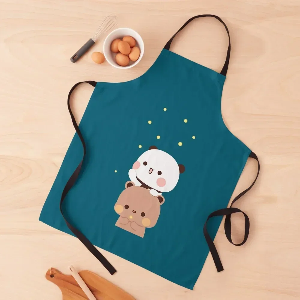 bear and panda Apron Cooking Clothes Kitchenware Apron