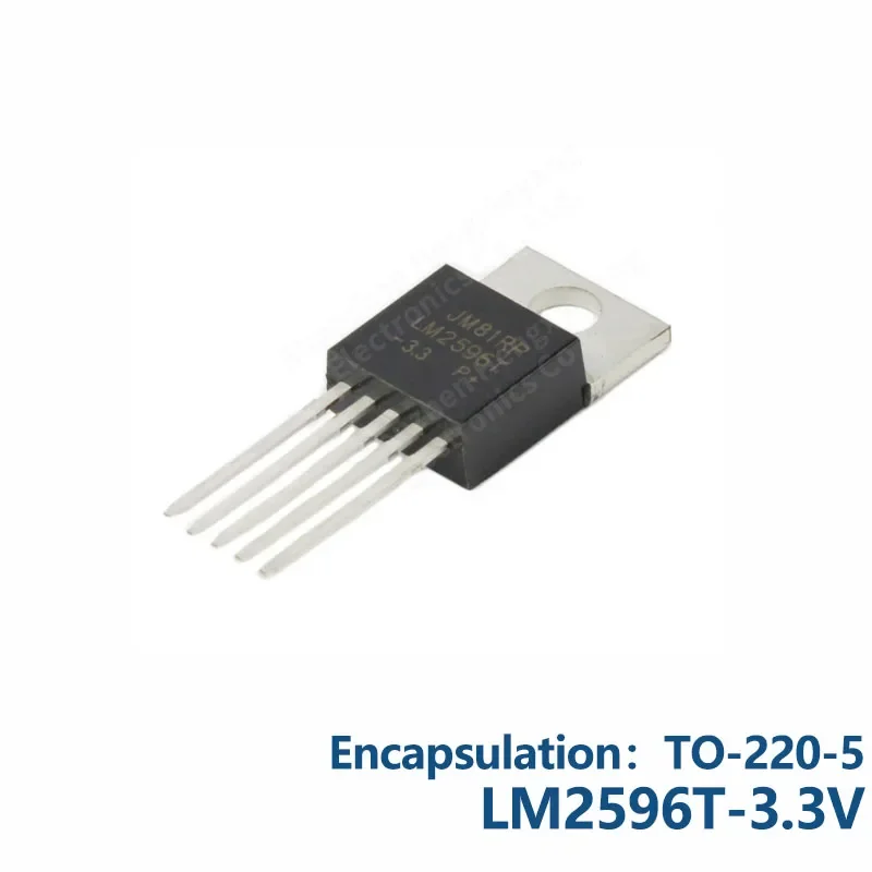 10PCS LM2596T-3.3 LM2596T-5.0 LM2596T-12 LM2596T-ADJ In-line TO-220-5 voltage regulator and buck