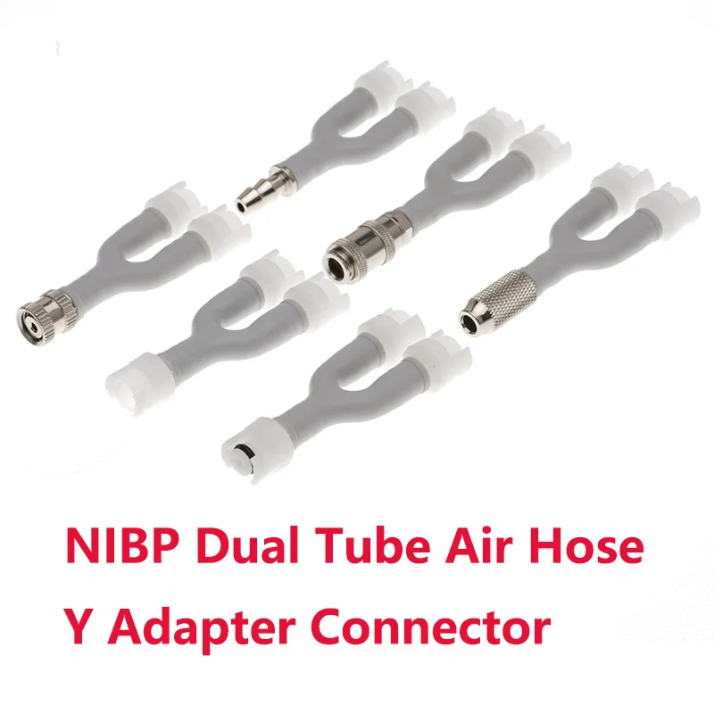 

Double To Single Tube Air Hose Y Type Adapter Connector,For Adult/Neonate/Infant NIBP Blood Pressure Cuffs,10Pcs/bag.