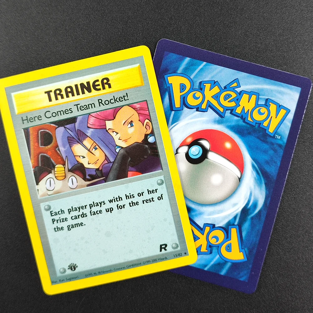 Self Made Proxy  English 1st Edition Hypno Clefable Arcanine Alakazam Gyarados Azumarill Hypno Trainer Collection Card Toy - view 4