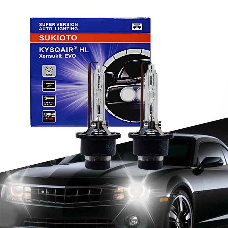 

2 шт. SUKIOTO JAPAN D2R D4R D4S HID ксеноновая лампа для фар D2S HID биоксеноновый объектив проектора сменные автомобильные лампы 35 Вт 55 Вт авто лампа